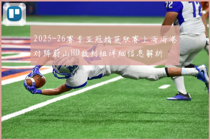 2025-26赛季亚冠精英联赛上海海港对阵蔚山HD裁判组详细信息解析